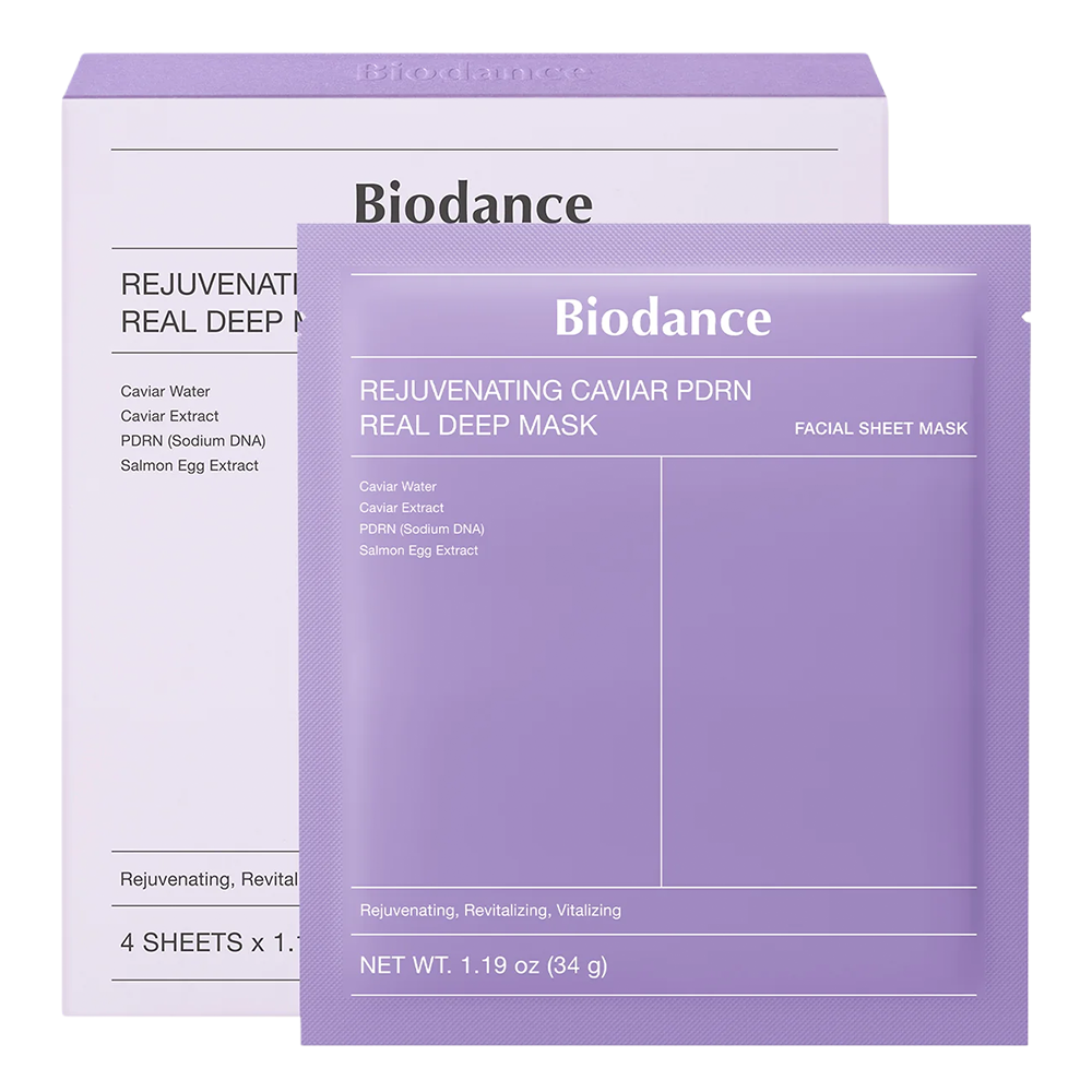 Rejuvenating Caviar PDRN Real Deep Mask 4pcs BIODANCE