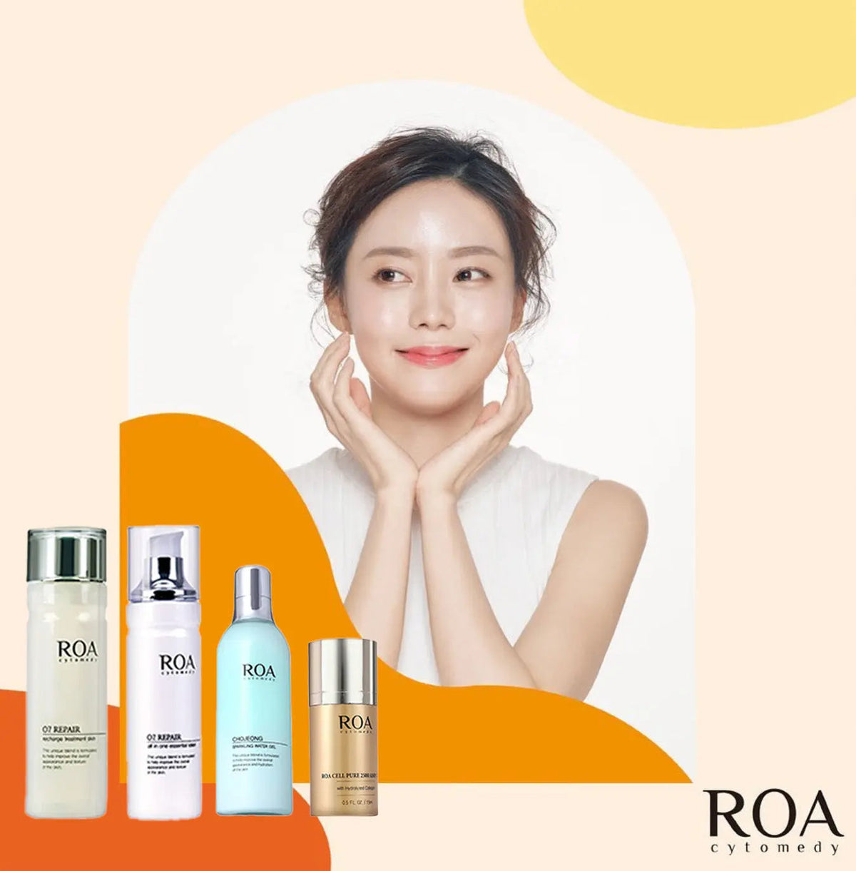 Collagen 3-Step Skincare Set +  Collagen Sparkling Water Gel ROA